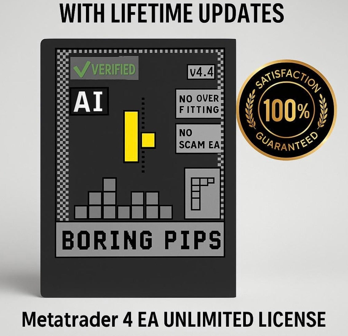 Boring Pips EA Forex Robot | AI Trading Bot for MT4 | Automated Supply & Demand Strategy with Tp / Sl | Lifetime Updates