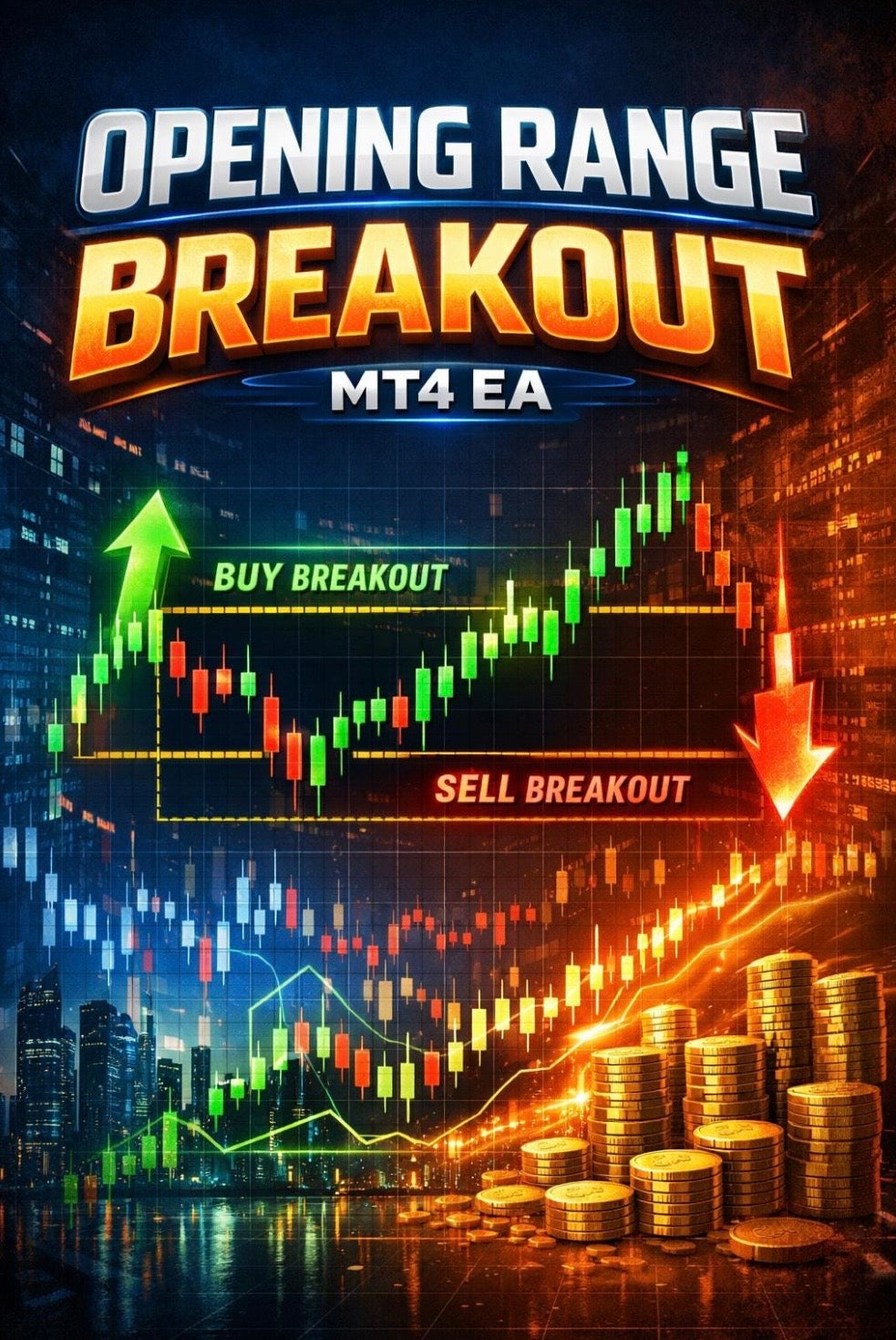 Opening Range Breakout MT4 EA | Forex Scalping Expert Advisor | Auto Trading Robot for MetaTrader 4